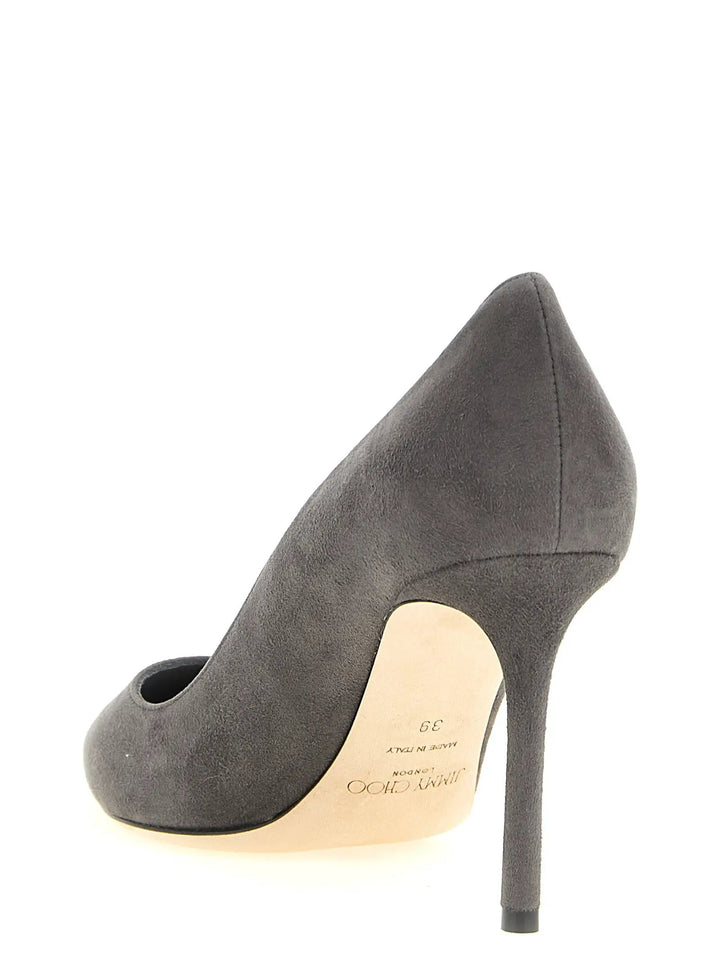 Jimmy Choo Sample Sale | Jimmy Choo Gray Leather High Heel Pumps - | Designer outlet
