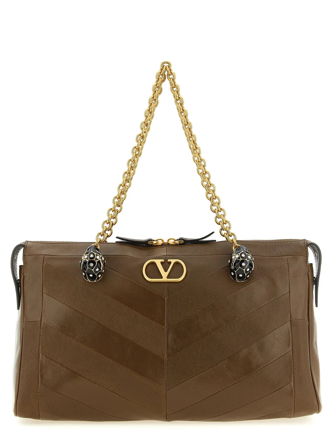 Valentino Garavani Sample Sale | Valentino Garavani Brown Lamb Leather Shoulder Bag - | Designer outlet
