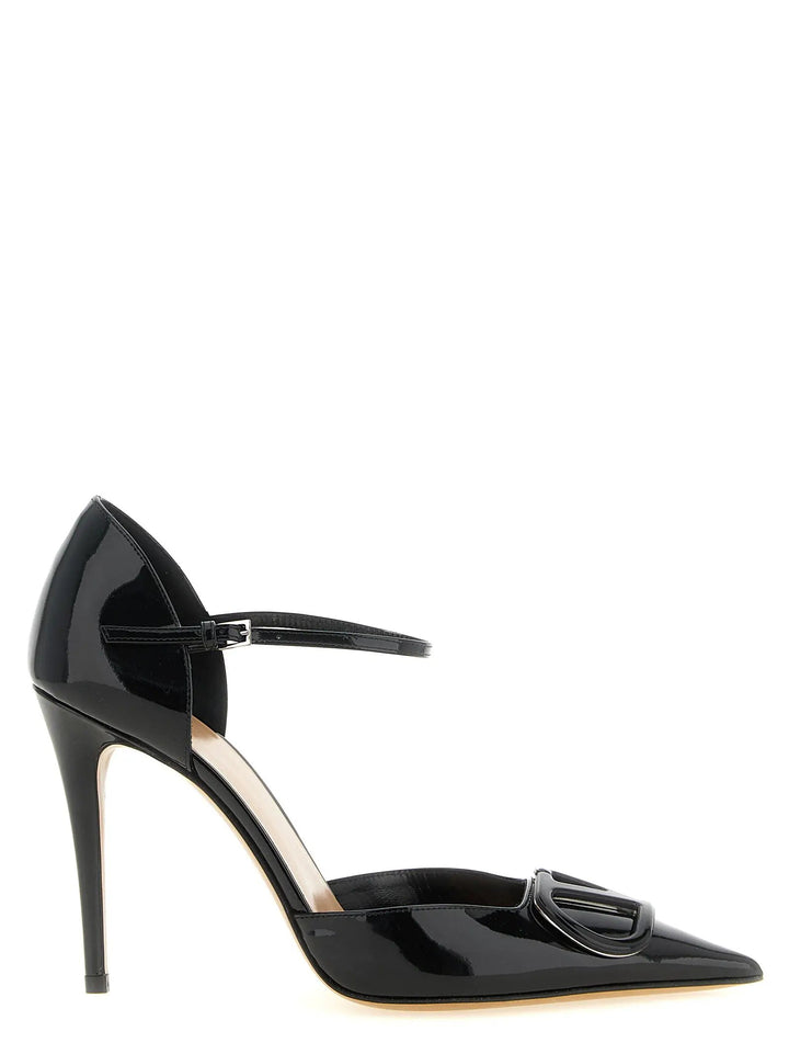 Valentino Garavani Sample Sale | Valentino Garavani Black Calfskin High Heel Pumps - | Designer outlet