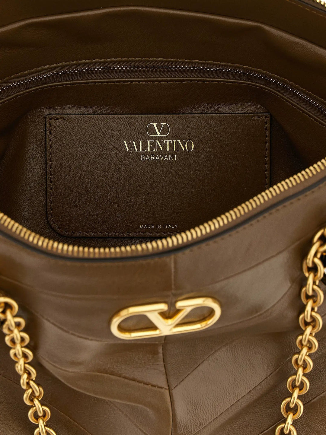 Valentino Garavani Sample Sale | Valentino Garavani Brown Lamb Leather Shoulder Bag - | Designer outlet