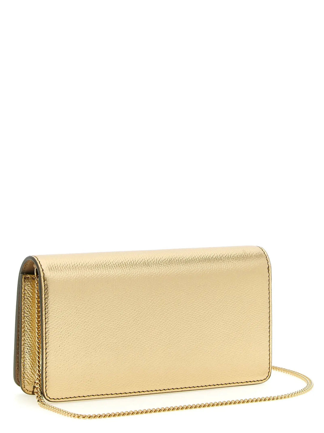 Valentino Garavani Sample Sale | Valentino Garavani Gold Calfskin Crossbody Bag - | Designer outlet