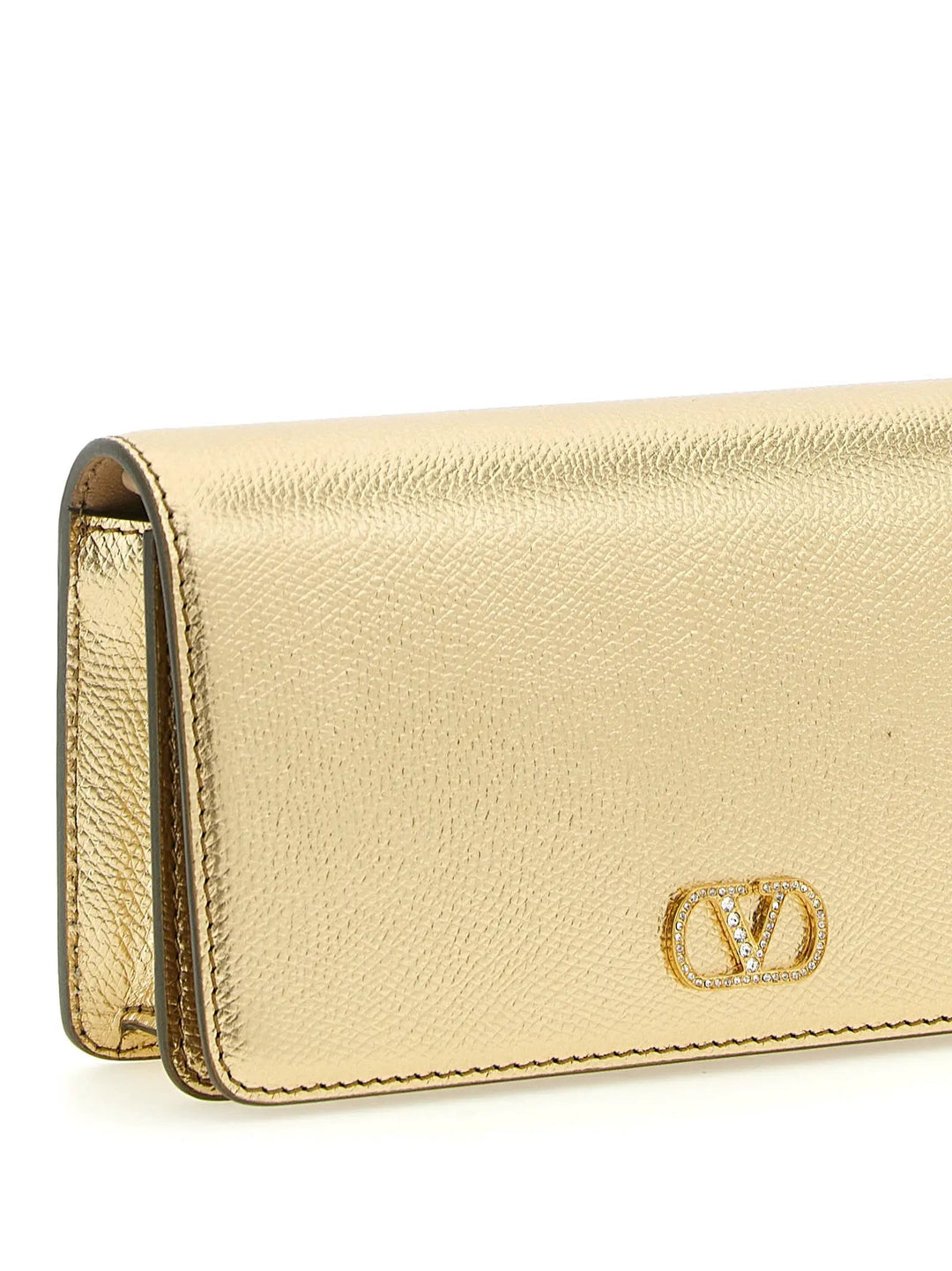 Valentino Garavani Sample Sale | Valentino Garavani Gold Calfskin Crossbody Bag - | Designer outlet
