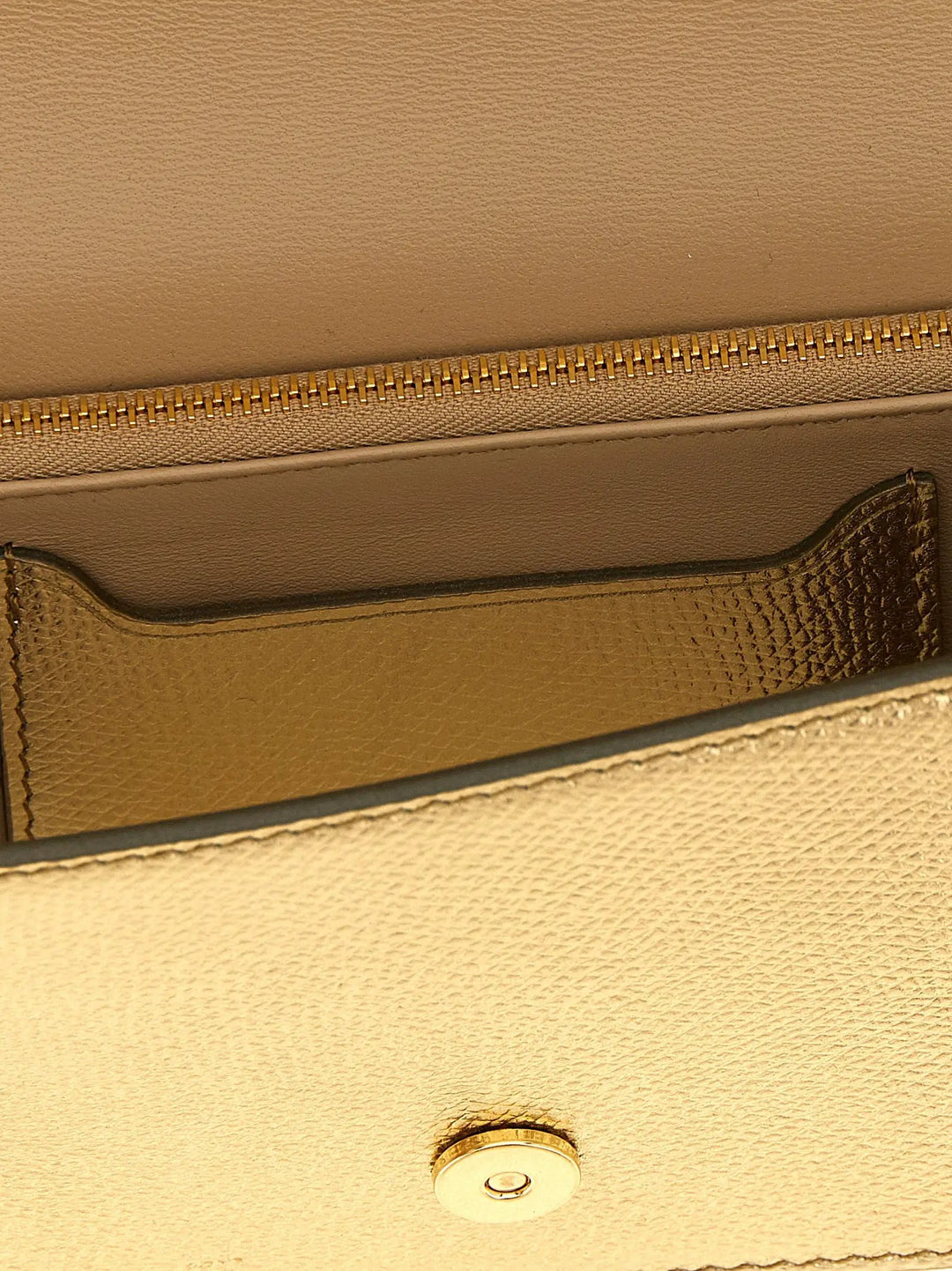 Valentino Garavani Sample Sale | Valentino Garavani Gold Calfskin Crossbody Bag - | Designer outlet