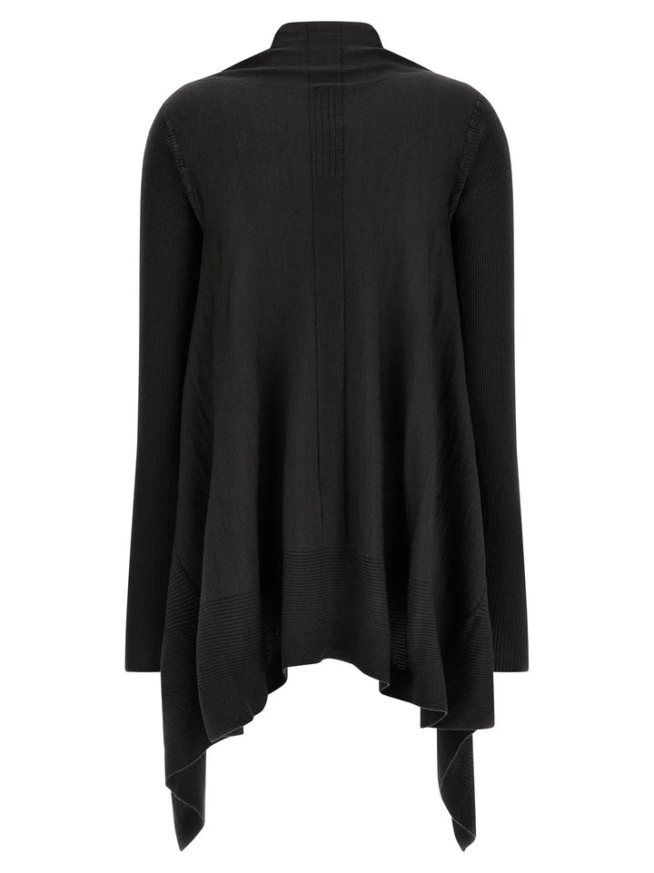 Rick Owens Sample Sale | Rick Owens Black Cotton Cardigan - | Designer outlet