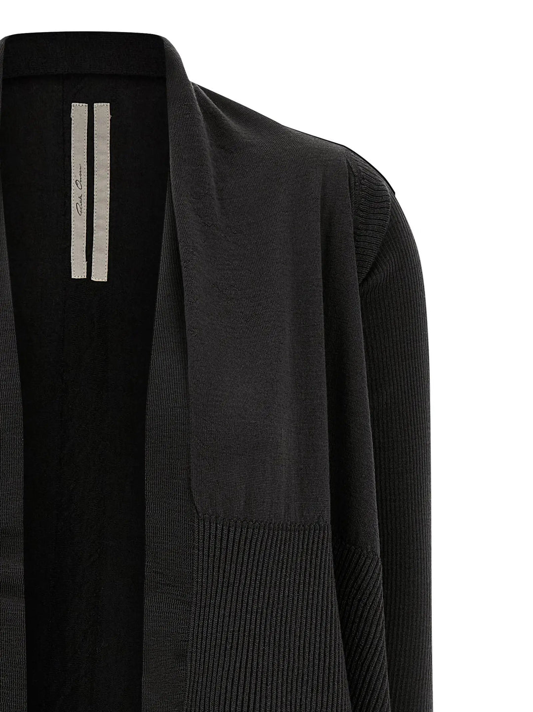Rick Owens Sample Sale | Rick Owens Black Cotton Cardigan - | Designer outlet