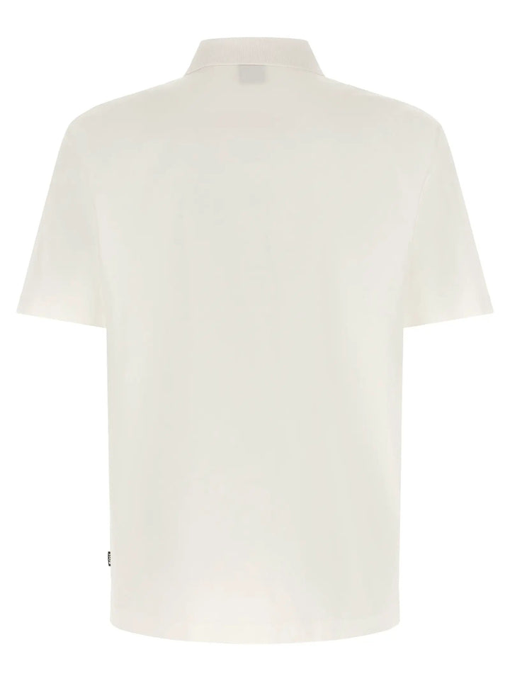 Hugo Boss Sample Sale | Hugo Boss White Cotton Polo Shirt - | Designer outlet