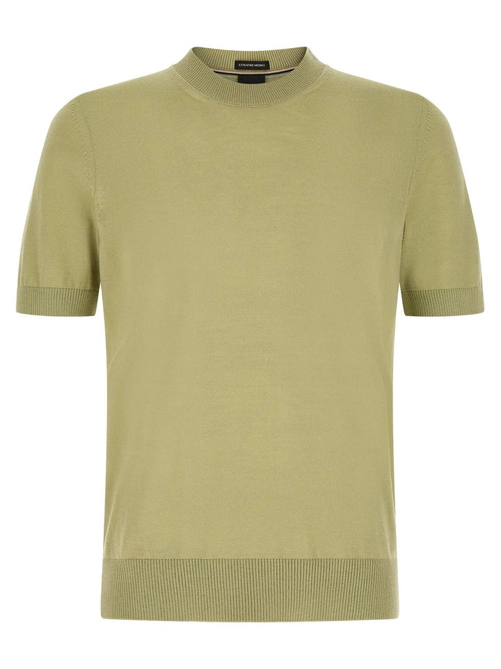 Hugo Boss Sample Sale | Hugo Boss Bicolor Virgin Wool T-Shirt - | Designer outlet