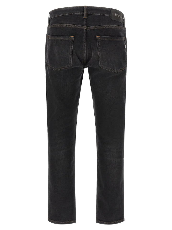 Hugo Boss Sample Sale | Hugo Boss Black Cotton Straight-Leg Jeans - | Designer outlet