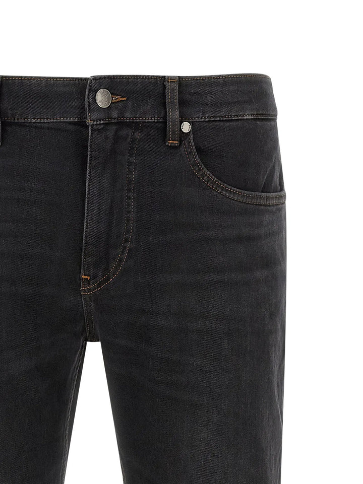 Hugo Boss Sample Sale | Hugo Boss Black Cotton Straight-Leg Jeans - | Designer outlet