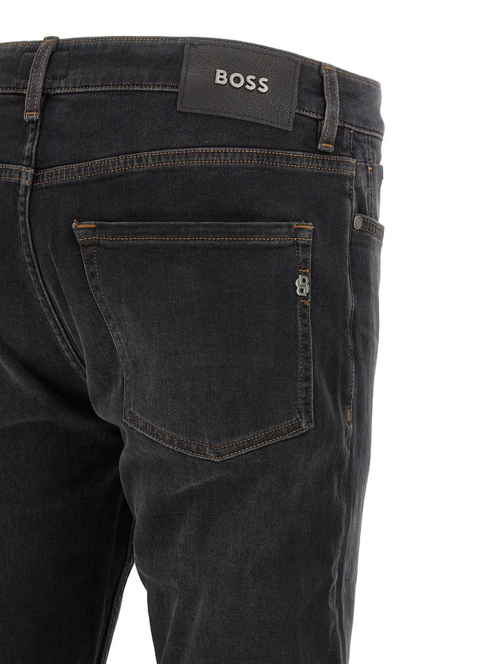 Hugo Boss Sample Sale | Hugo Boss Black Cotton Straight-Leg Jeans - | Designer outlet