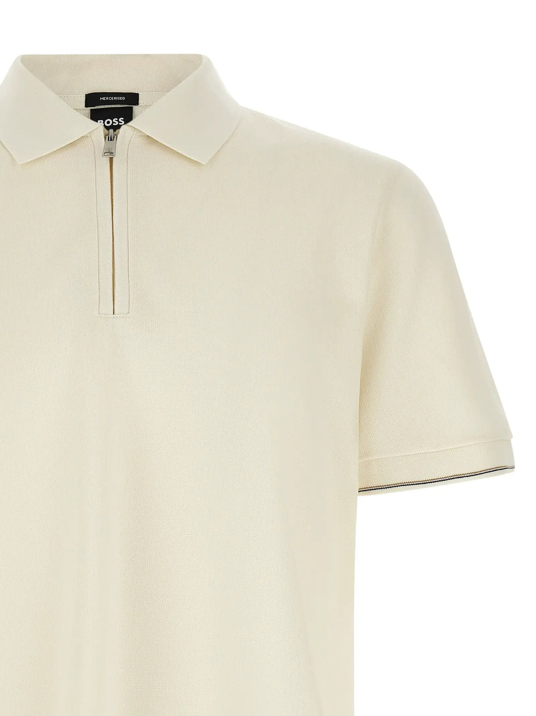 Hugo Boss Sample Sale | Hugo Boss Beige Cotton Polo Shirt - | Designer outlet