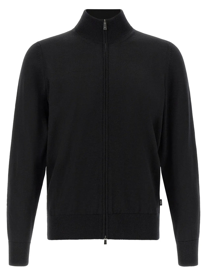 Hugo Boss Sample Sale | Hugo Boss Black Virgin Wool Cardigan - | Designer outlet