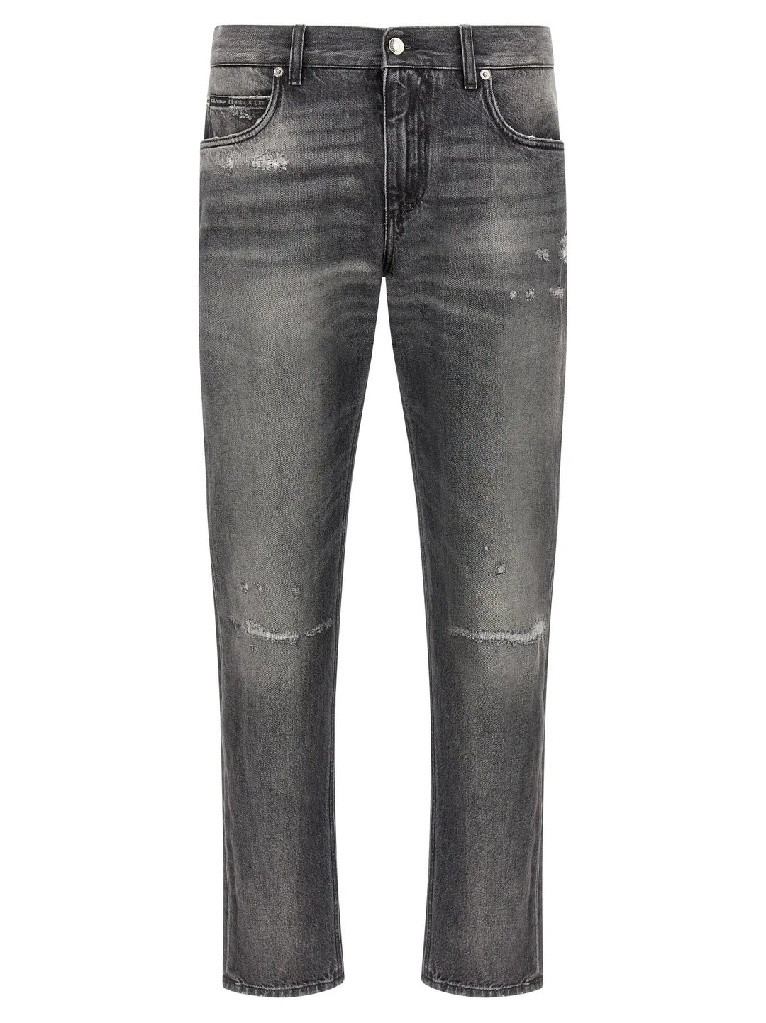 Dolce &amp; Gabbana Sample Sale | Dolce &amp; Gabbana Gray Cotton Jeans Denim - | Designer outlet