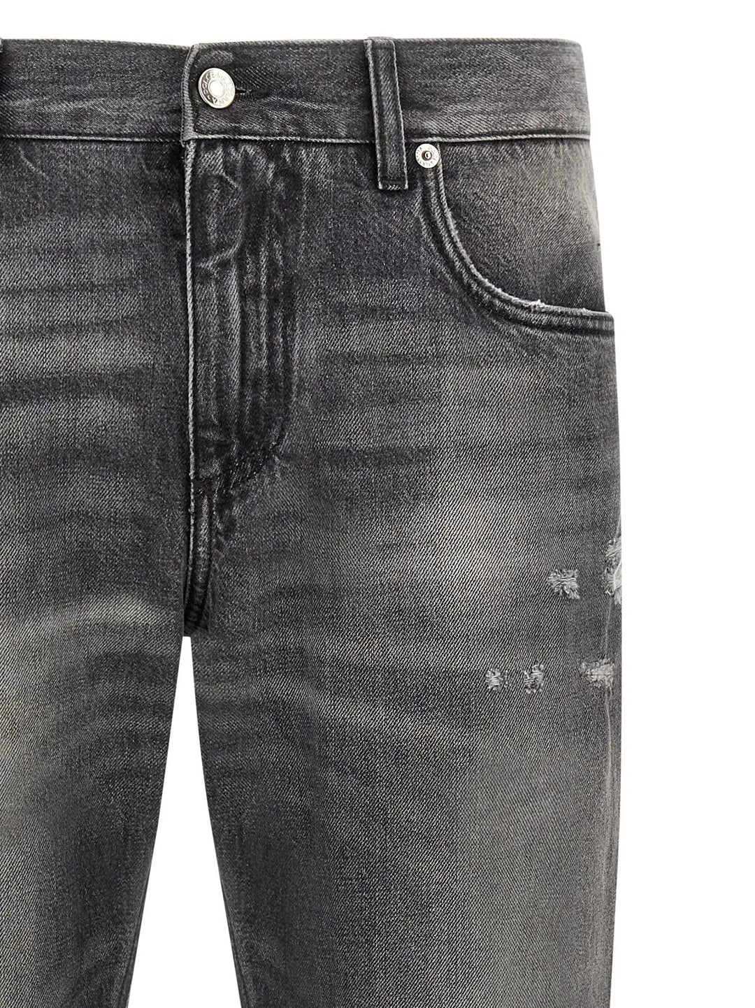 Dolce &amp; Gabbana Sample Sale | Dolce &amp; Gabbana Gray Cotton Jeans Denim - | Designer outlet