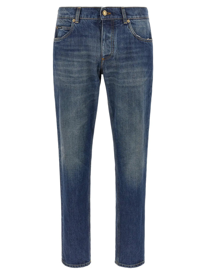 Dolce &amp; Gabbana Sample Sale | Dolce &amp; Gabbana Blue Cotton Straight-Leg Jeans - | Designer outlet
