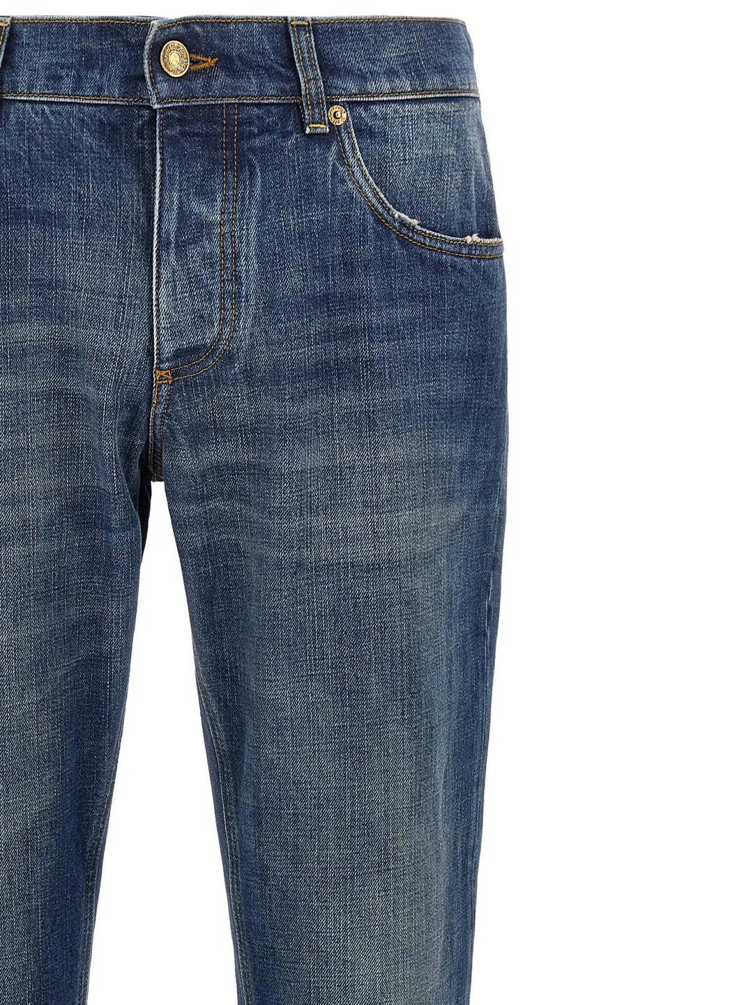 Dolce &amp; Gabbana Sample Sale | Dolce &amp; Gabbana Blue Cotton Straight-Leg Jeans - | Designer outlet