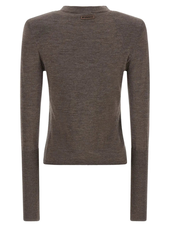 PINKO Sample Sale | PINKO Brown Wool Cardigan - | Designer outlet