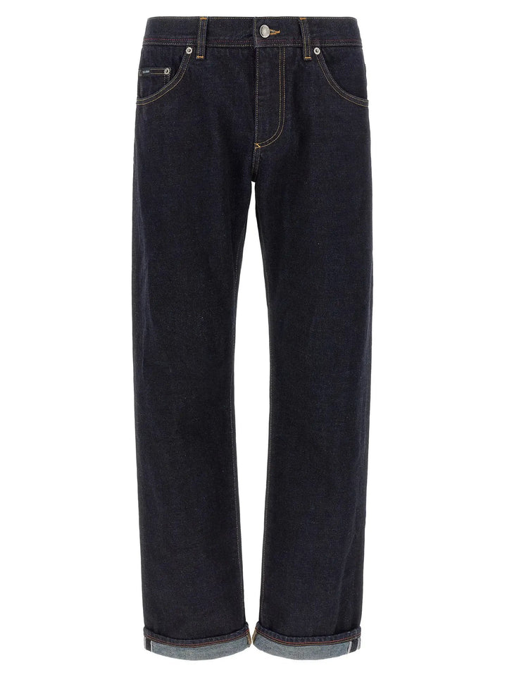 Dolce &amp; Gabbana Sample Sale | Dolce &amp; Gabbana Blue Cotton Jeans Denim - | Designer outlet