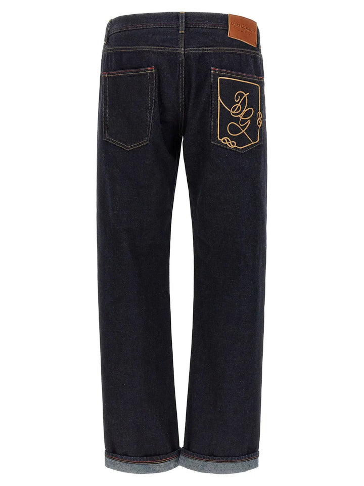 Dolce &amp; Gabbana Sample Sale | Dolce &amp; Gabbana Blue Cotton Jeans Denim - | Designer outlet