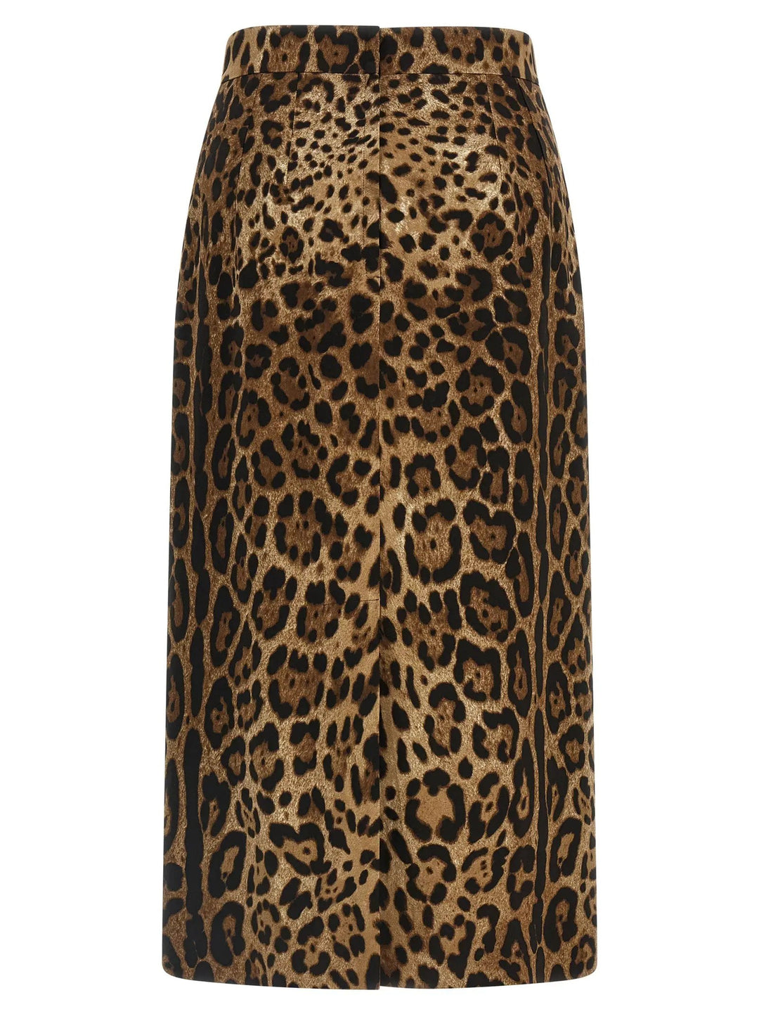 Dolce &amp; Gabbana Sample Sale | Dolce &amp; Gabbana Brown Viscose Midi Skirt - | Designer outlet