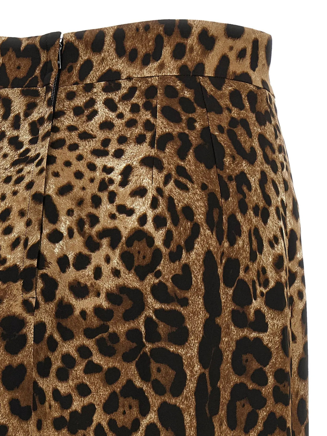 Dolce &amp; Gabbana Sample Sale | Dolce &amp; Gabbana Brown Viscose Midi Skirt - | Designer outlet
