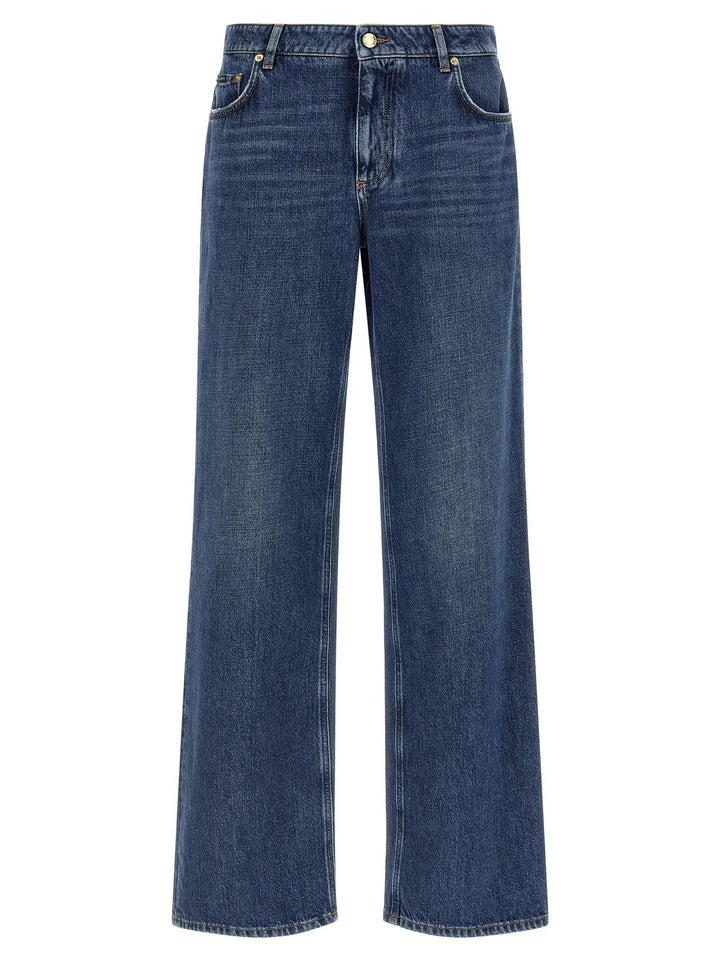 Dolce &amp; Gabbana Sample Sale | Dolce &amp; Gabbana Blue Cotton Relaxed Fit Jeans - | Designer outlet