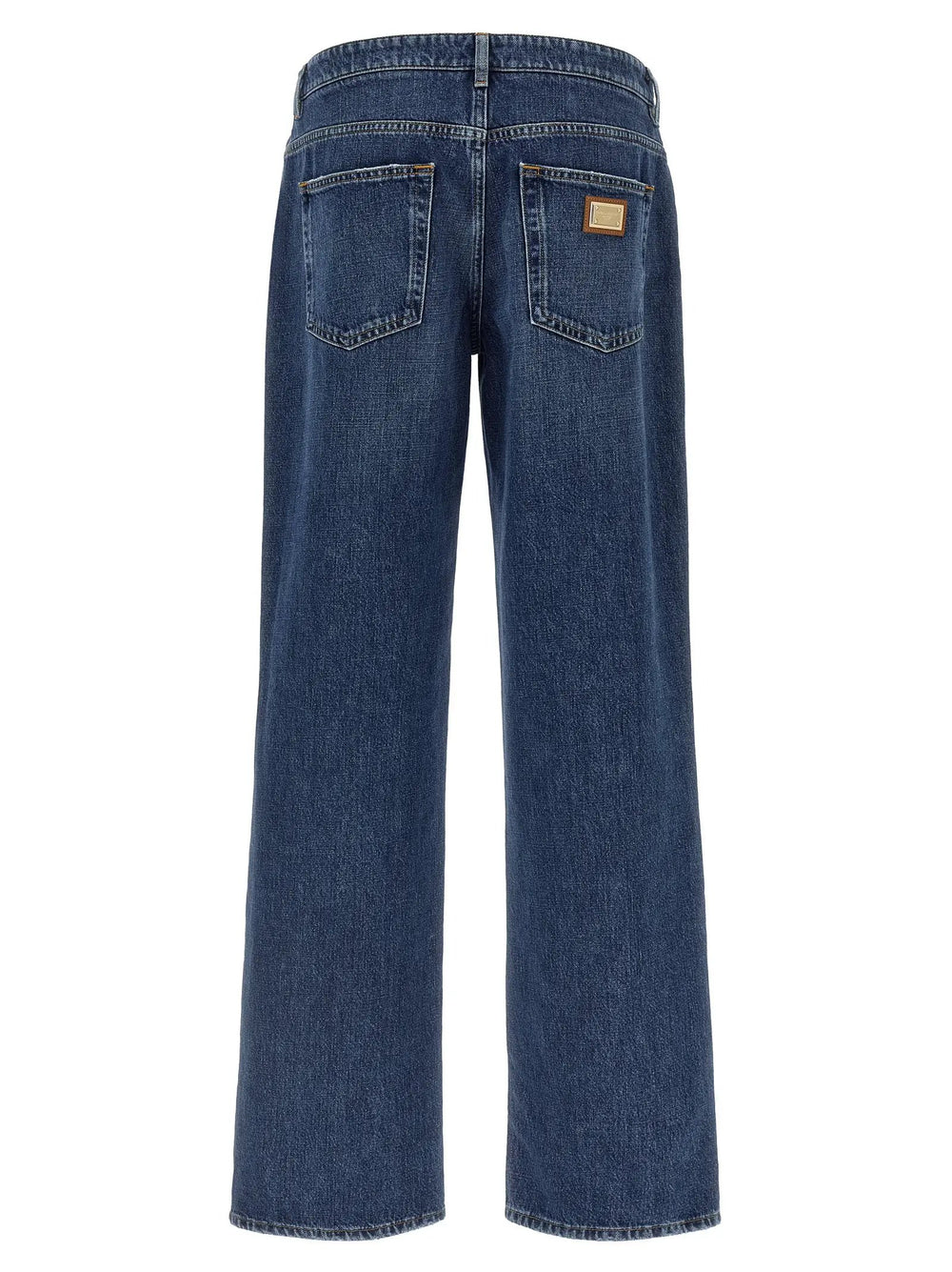 Dolce & Gabbana Sample Sale | Dolce & Gabbana Blue Cotton Relaxed Fit Jeans - | Designer outlet