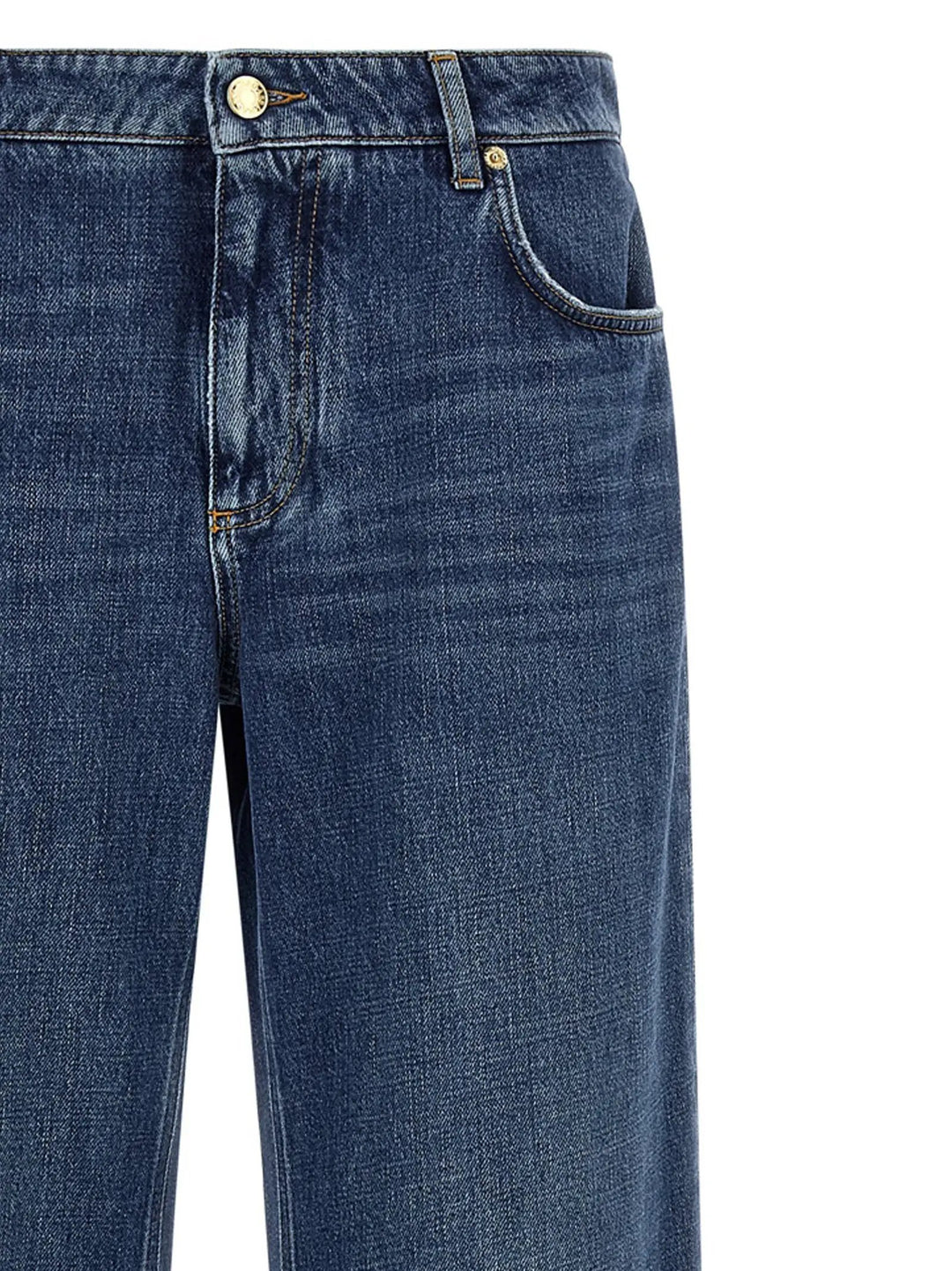 Dolce &amp; Gabbana Sample Sale | Dolce &amp; Gabbana Blue Cotton Relaxed Fit Jeans - | Designer outlet