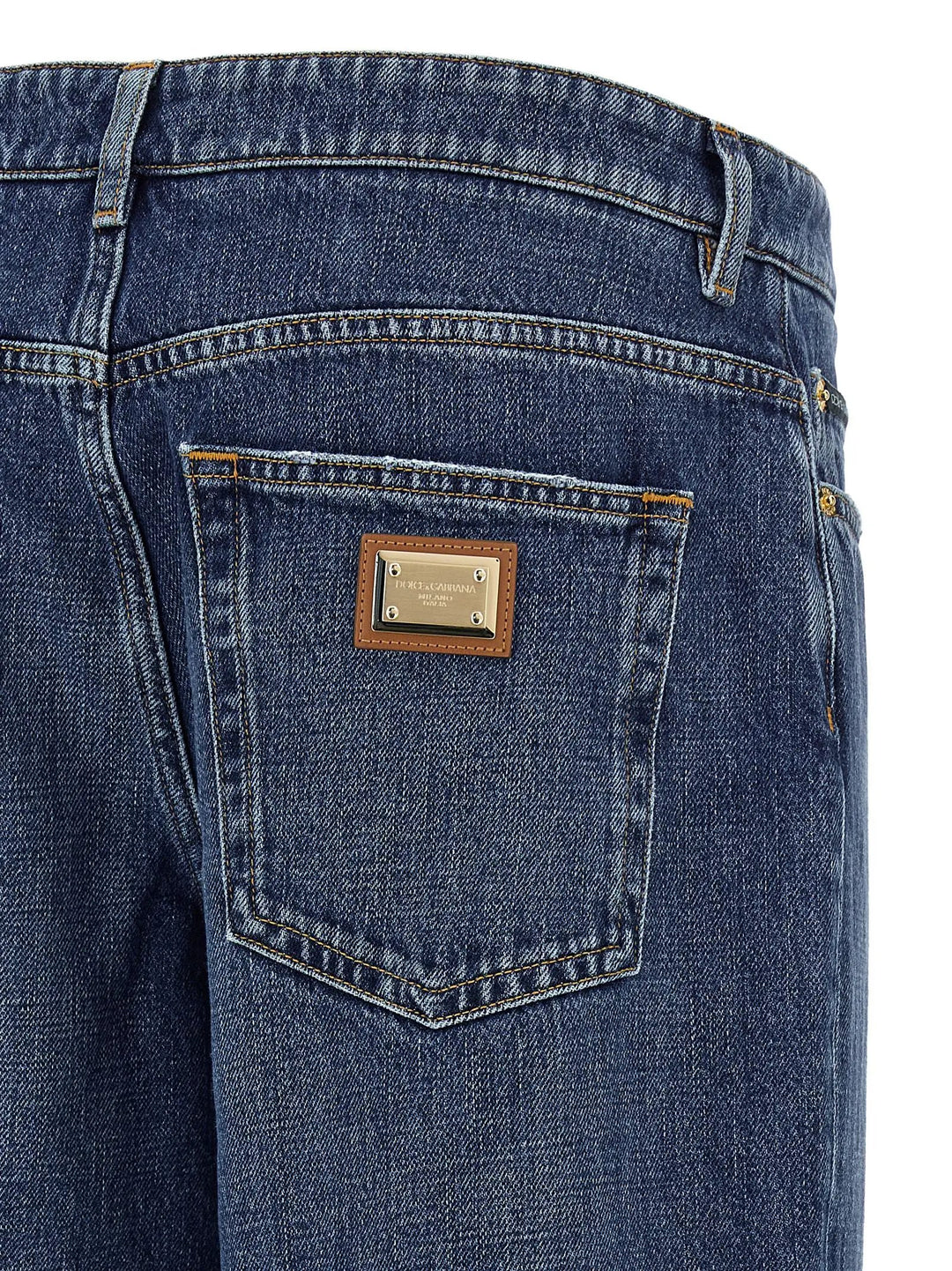 Dolce &amp; Gabbana Sample Sale | Dolce &amp; Gabbana Blue Cotton Relaxed Fit Jeans - | Designer outlet