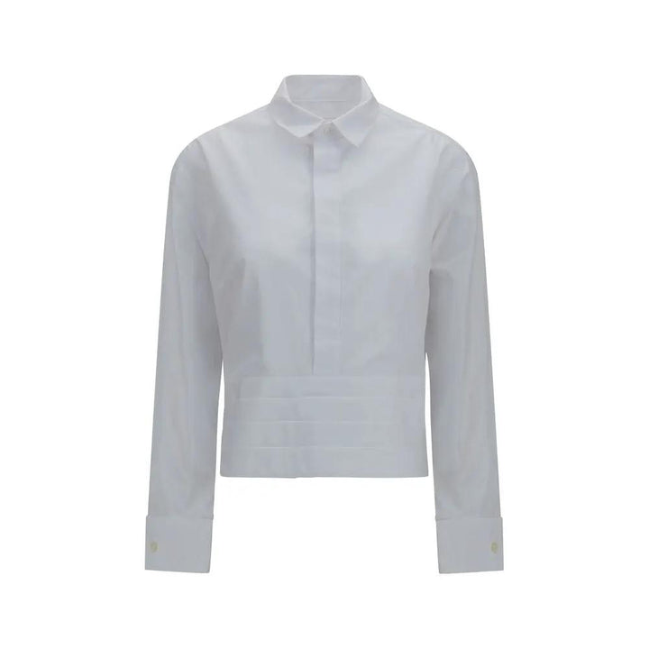 Sacai White Cotton Dress Shirt