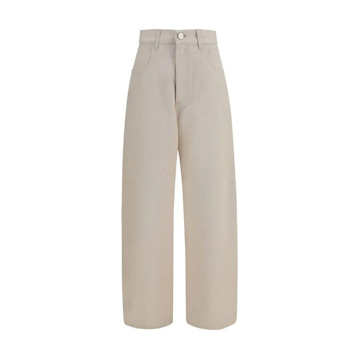 Rohe Beige Cotton Straight-Leg Jeans