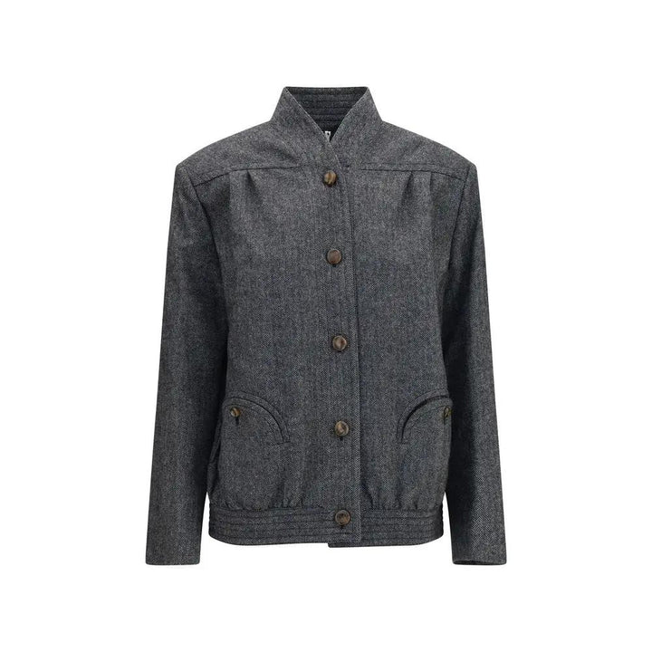 Blazé Milano Gray Wool Oves Aries Shell Jacket