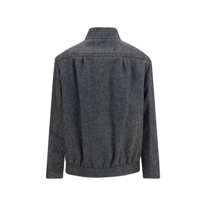 Blazé Milano Gray Wool Oves Aries Shell Jacket