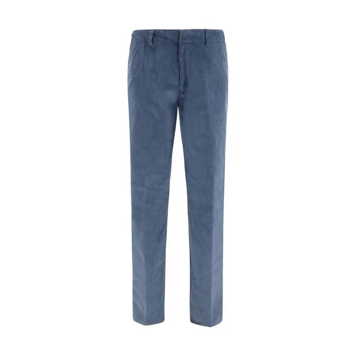Etro Sample Sale | Etro Blue Cotton Casual Pants - | Designer outlet