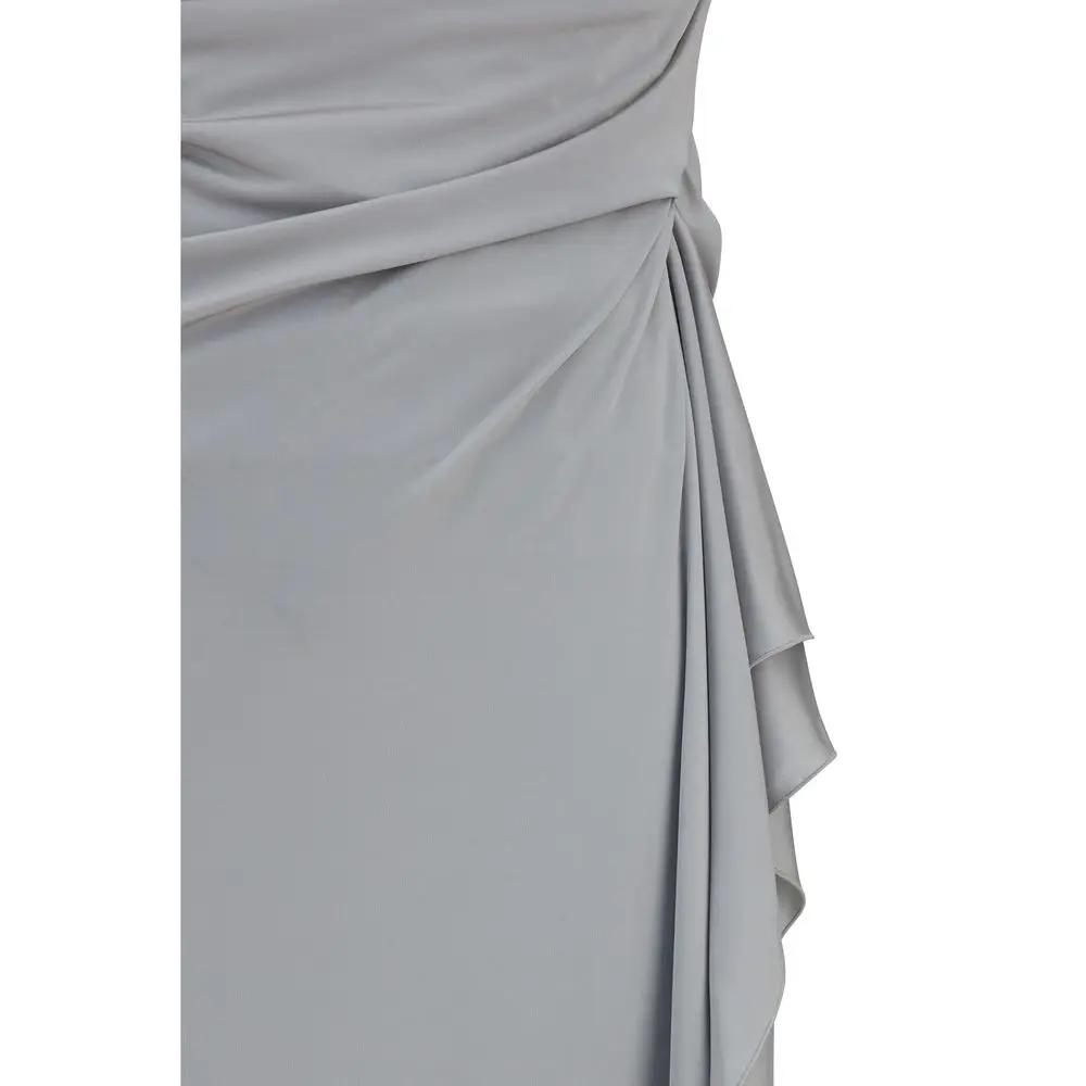 Versace Gray Viscose Casual Dress