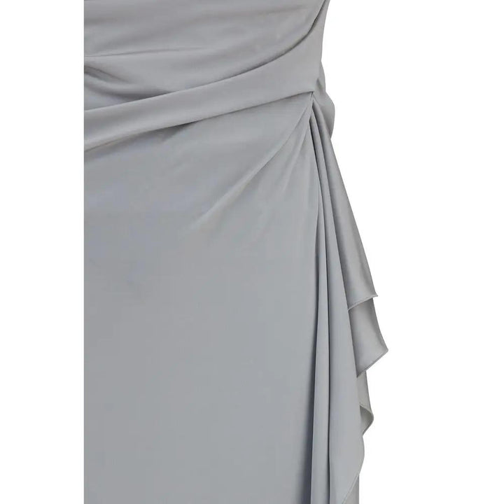 Versace Gray Viscose Casual Dress