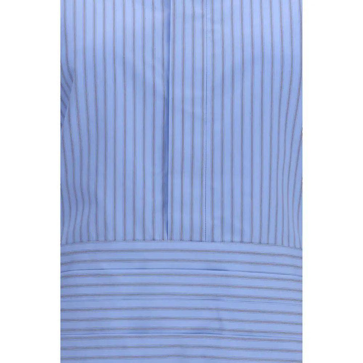 Sacai Blue Cotton Pattern Shirt