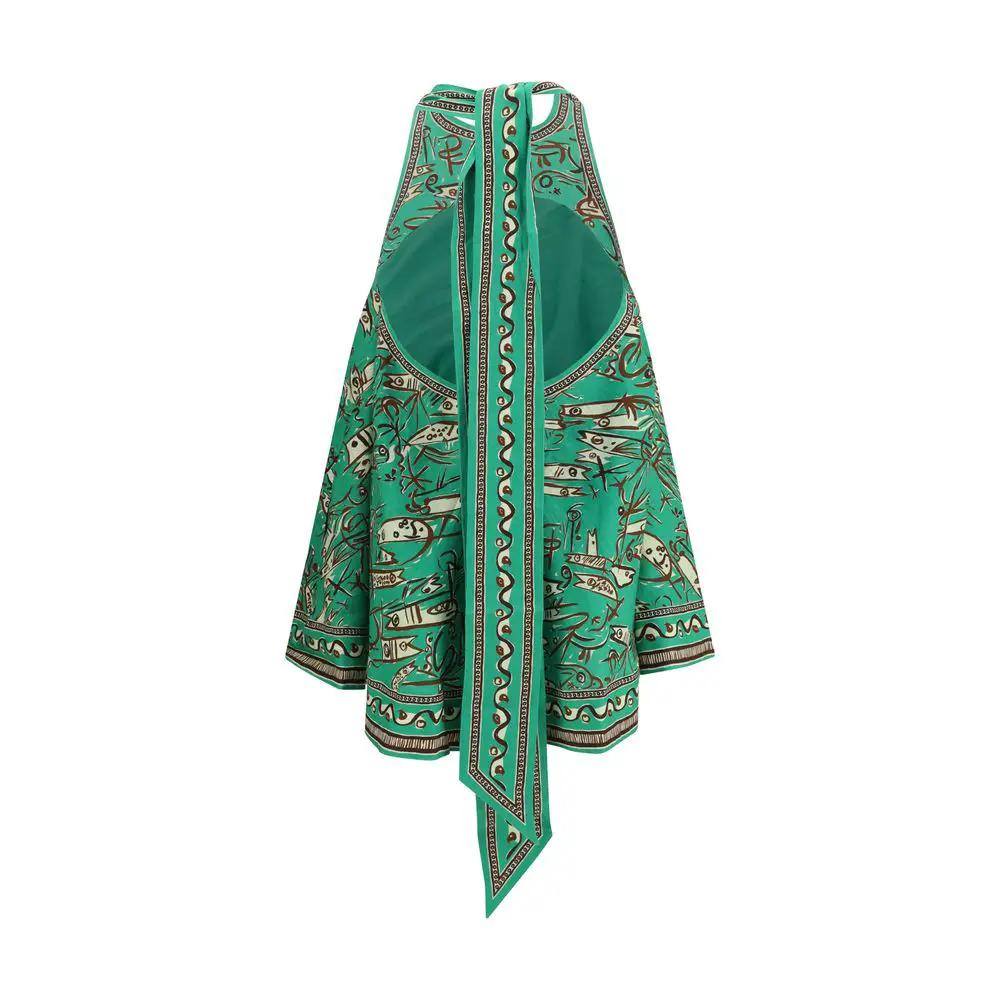Alemais Sample Sale | Alemais Bicolor Linen Casual Dress - | Designer outlet