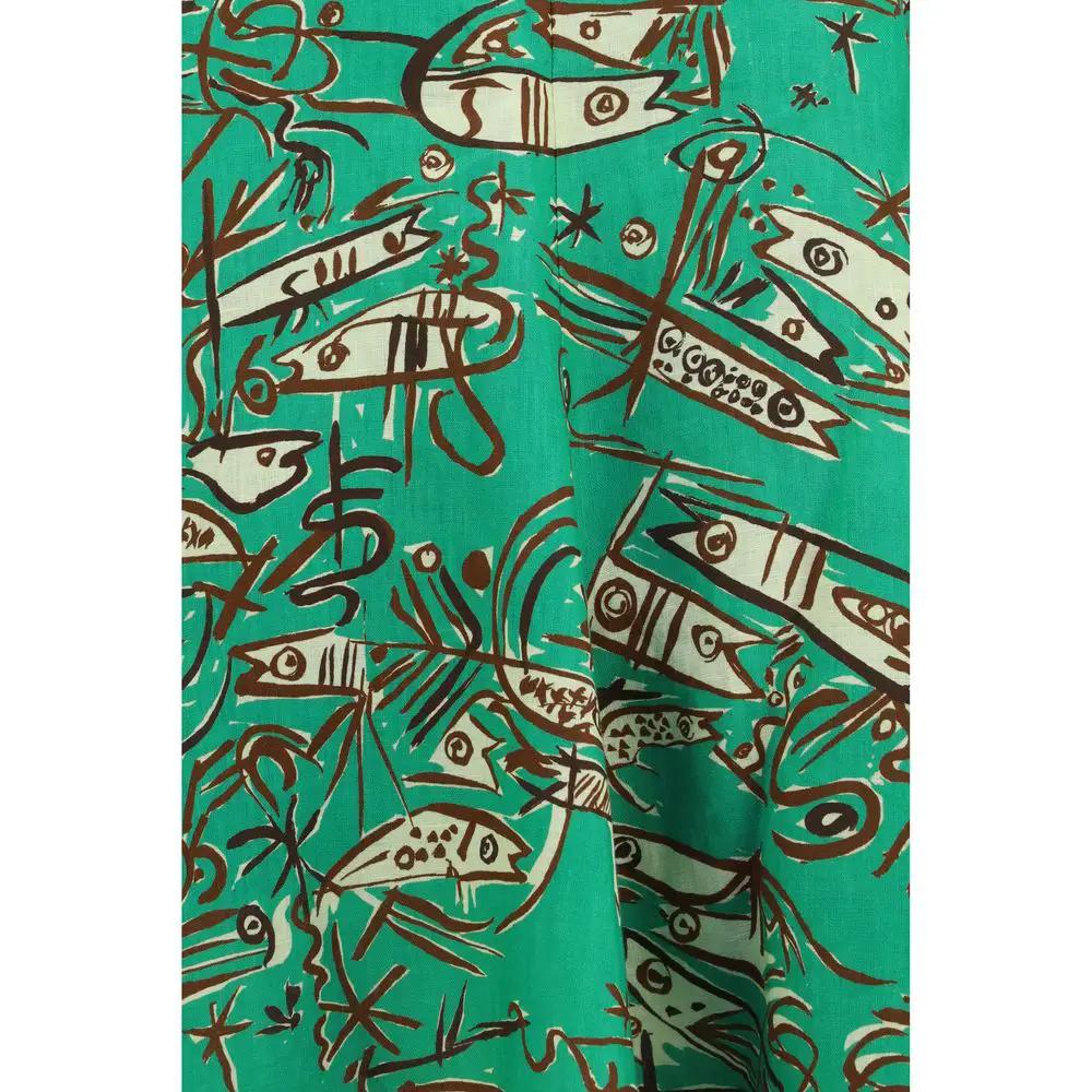 Alemais Bicolor Linen Casual Dress