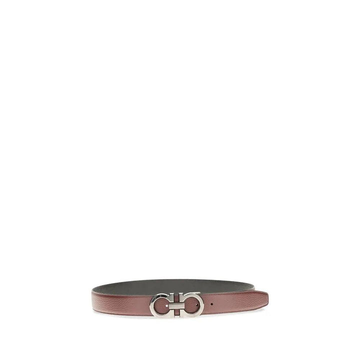 Ferragamo Brown Calf Leather Bos Taurus Belt