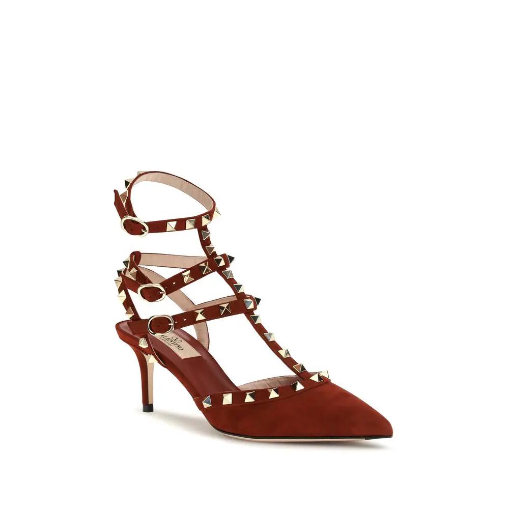 Valentino Garavani Sample Sale | Valentino Garavani Multicolor Suede Leather High Heel Pumps - | Designer outlet