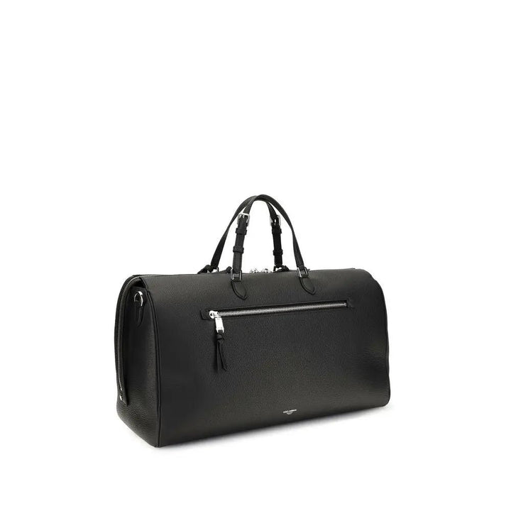 Dolce &amp; Gabbana Black Calf Leather Bos Taurus Briefcase