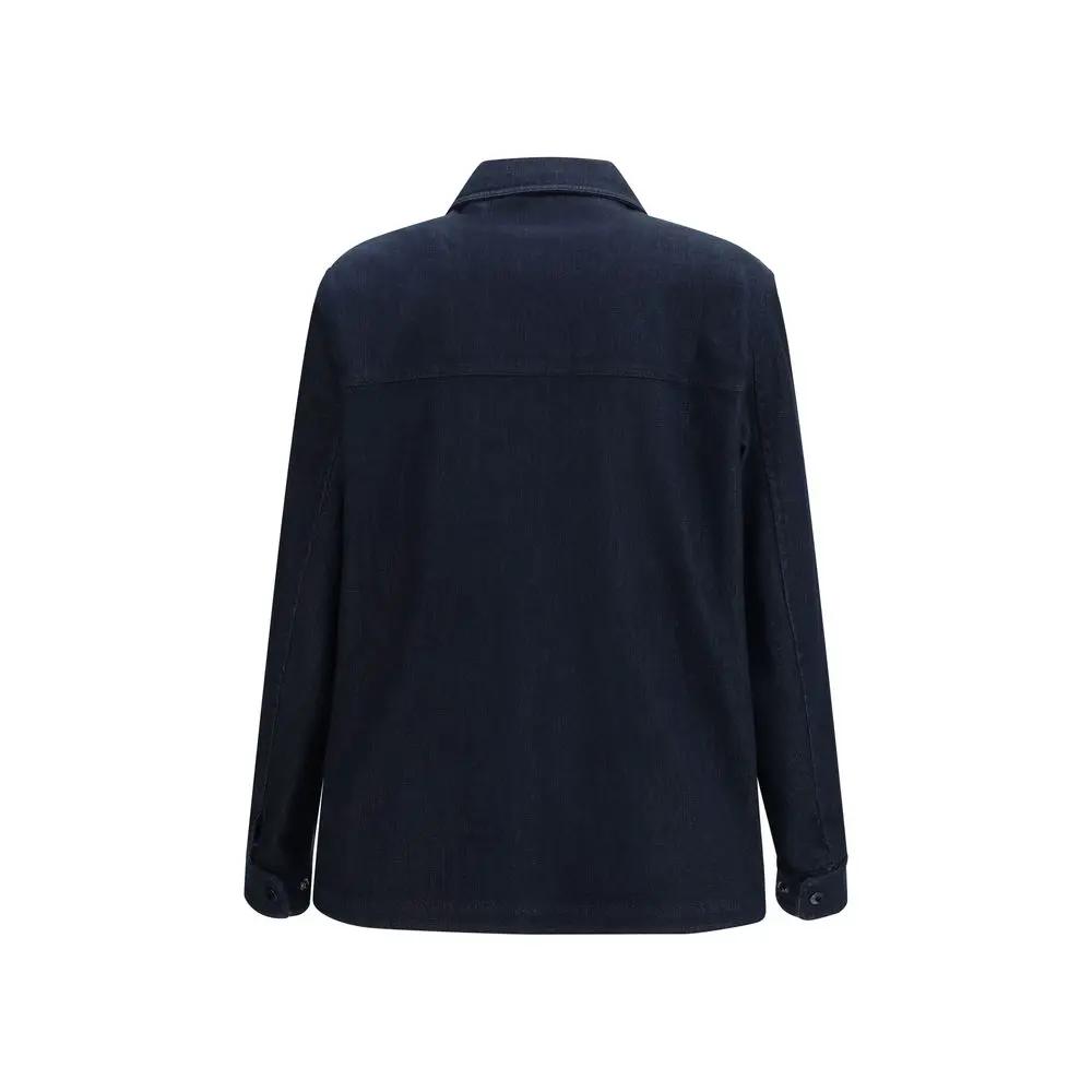 Moncler Sample Sale | Moncler Blue Cotton Denim Jacket - | Designer outlet