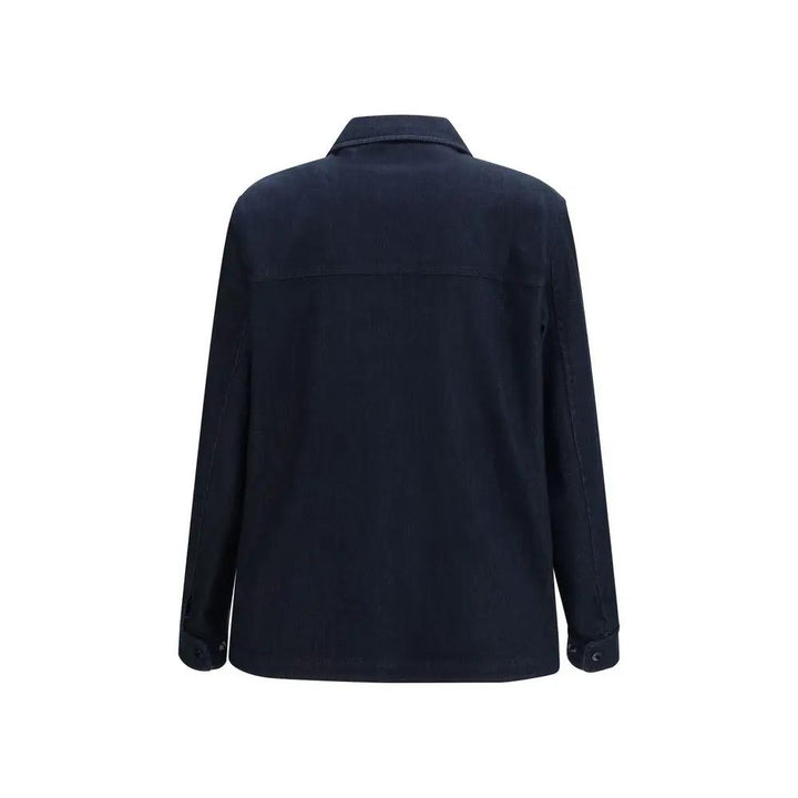 Moncler Sample Sale | Moncler Blue Cotton Denim Jacket - | Designer outlet