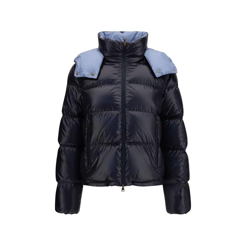 Moncler Sample Sale | Moncler Blue Goose Down Full-Length Jacket - | Designer outlet