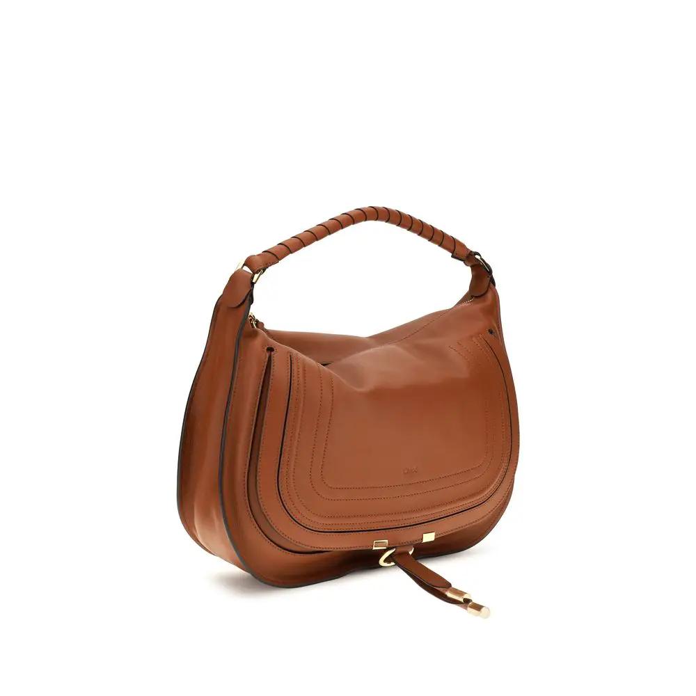 Chloé Sample Sale | Chloé Brown Calf Leather Bos Taurus Shoulder Bag - | Designer outlet