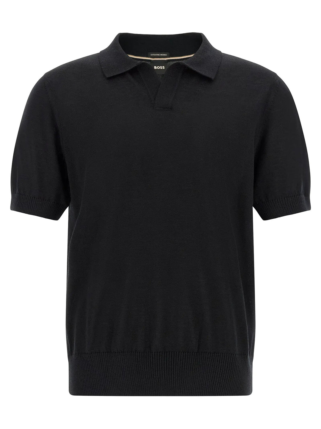 Hugo Boss Sample Sale | Hugo Boss Black Virgin Wool Polo Shirt - | Designer outlet