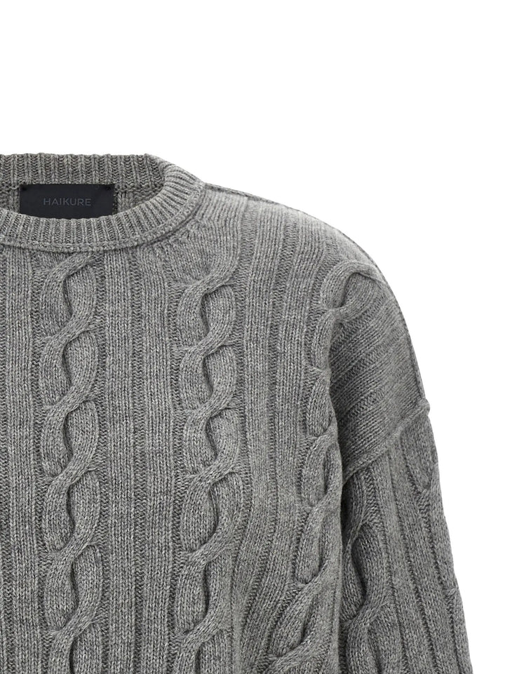 Haikure Sample Sale | Haikure Gray Cotton Cardigan - | Designer outlet