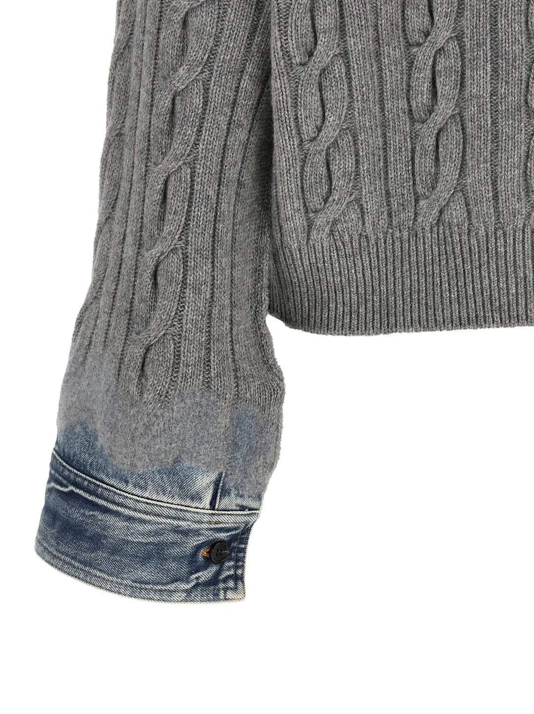 Haikure Sample Sale | Haikure Gray Cotton Cardigan - | Designer outlet