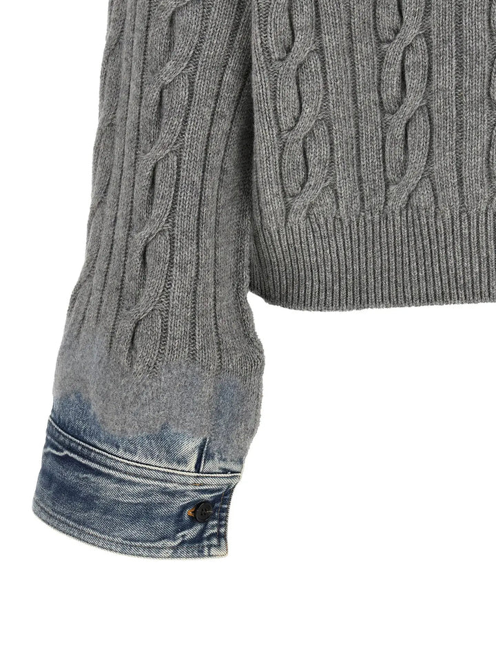 Haikure Sample Sale | Haikure Gray Cotton Cardigan - | Designer outlet